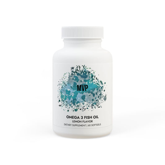 Omega 3 Fish Oil Supplement (60 Softgels) - Food Supplements - MVP Supplements