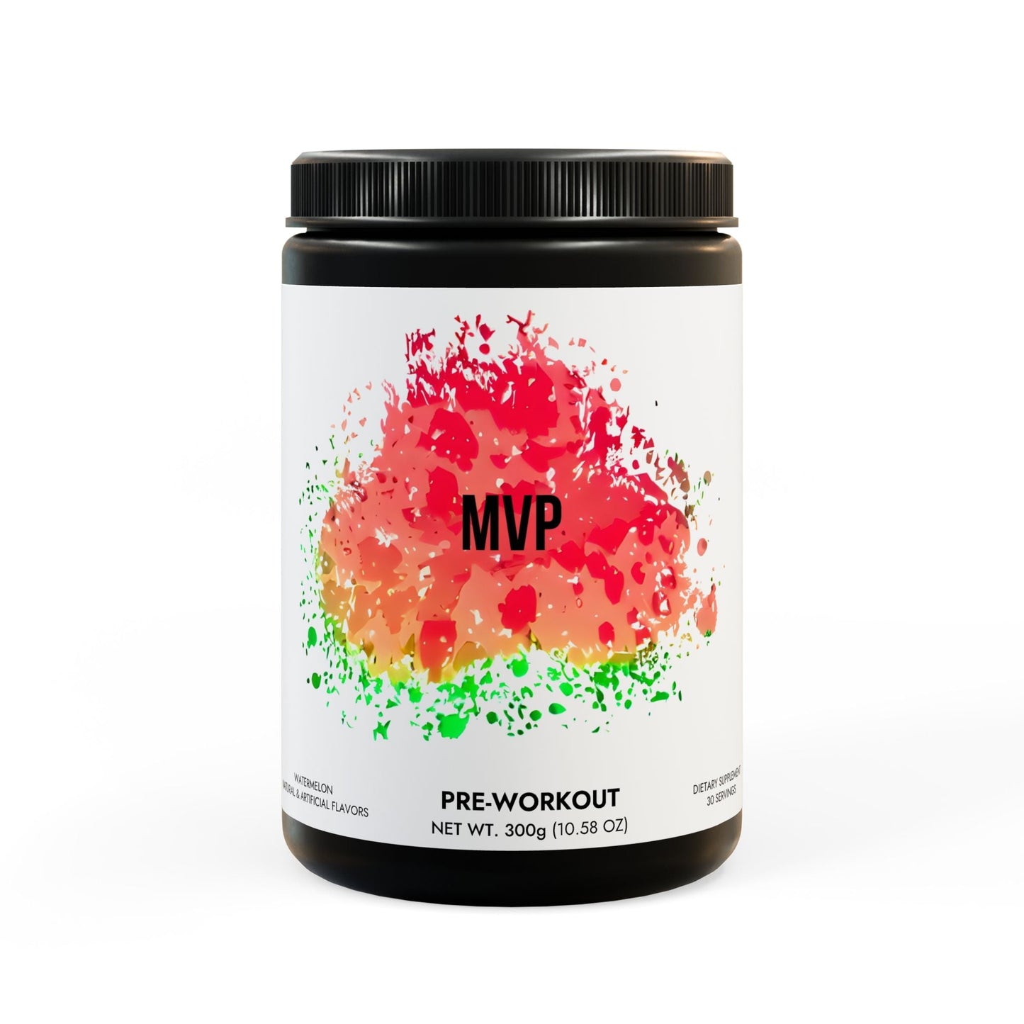 Pre - Workout Supplement, Watermelon (300g, 10.58oz) - Food Supplements - MVP Supplements